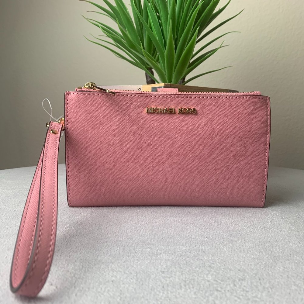 Michael Kors LG Double Zip Wristlet
